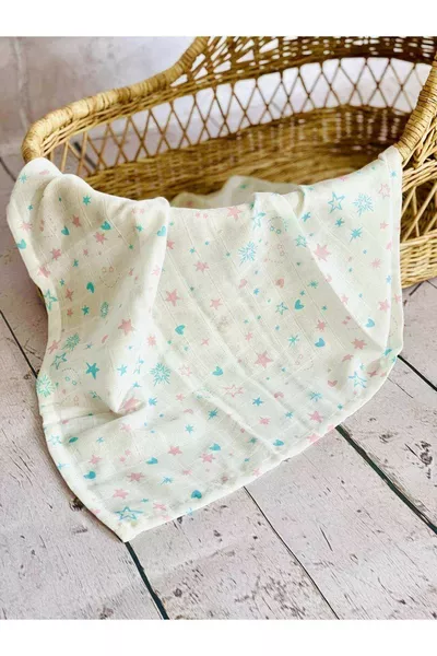 % Бамбукова Муселинова Кърпа с Многофункционална Цел, Одеяло 