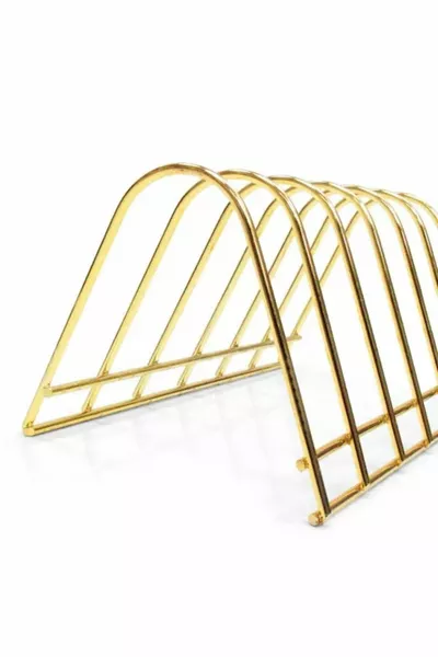 Metal Ferforje Gold Tabak Standı-6'lı Gold Stand