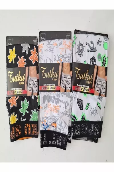 Мужской боксер с пропиткой эластана 6 штук