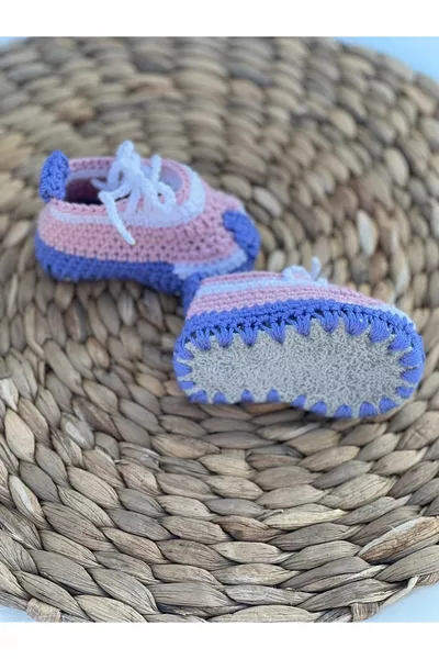 Bébé Enfants Baskets Modèle Tricot Lacets Feutre Semelle Bottines