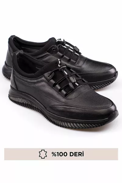 جلد طبيعي ، بدون دانتيل ، أحذية جلدية رجالية 4 مواسم