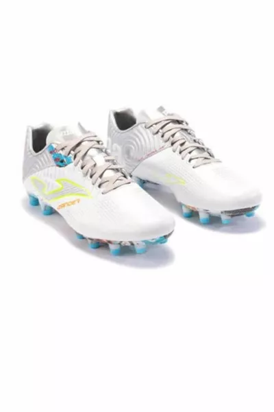 Xpander Weiße Und Silber Fussballschuhe FG