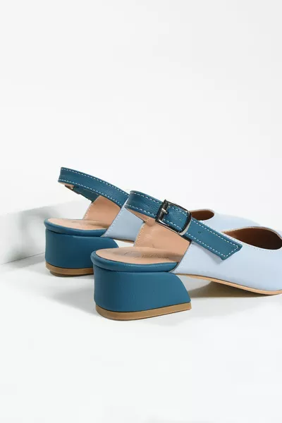 Ballerines double couleur-Talons design spéciaux Isabella