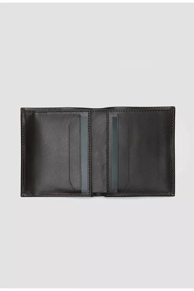 Ds Groom Bruine Echt Lederen Portemonnee In Doos