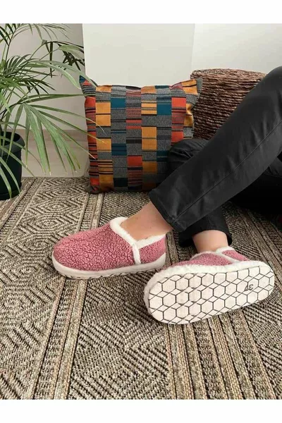 خفيفة جدا مريحة Penduf المرأة الأحذية المنزلية أحذية المنزل دافئ مجعد