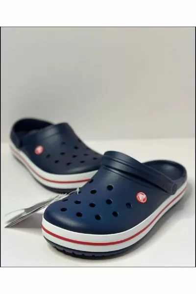 Kruis Pantoffels Marineblauw Volledig Orthopedisch Marine Zwembad Arts Verpleegkundige Kok Laboratoriumpantoffels Dagelijks