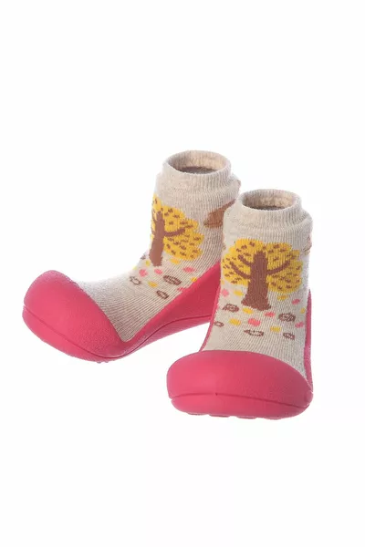 Giraffe Barefoot First Step Schuh (FUCHSIA) g