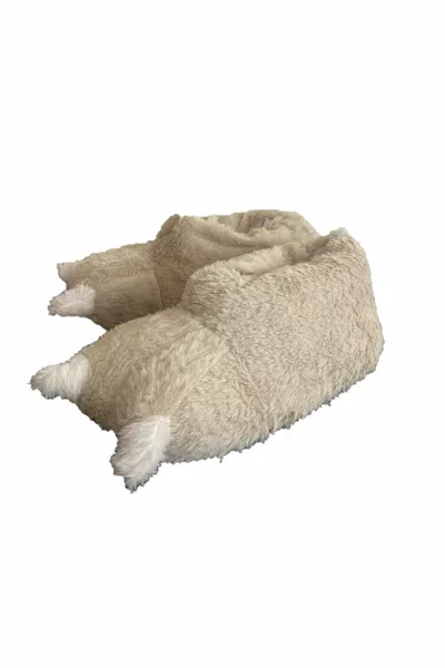 باندوف للجنسين لطيف ديناصور مخلب الدب مخلب أفخم مريحة الشتاء منزل النعال