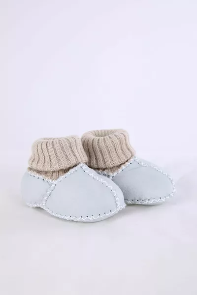 طفل فتاة صبي  ٪ الجوارب الجلدية Pantduf حديثي الولادة الخطوة الأولى صندوق الأحذية هدية 