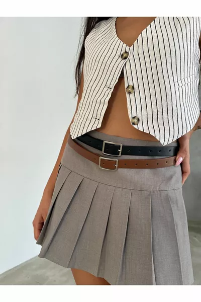 Lot de 2 ceintures carrées pour femmes