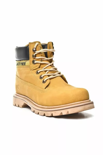 Unisex Yellow Cat Model Cold Proof Winter Boots