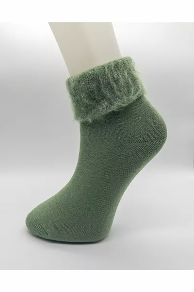 الجوارب 3 أزواج الصوف الحراري لينة اضافية الشتاء المرأة الجوارب النوم