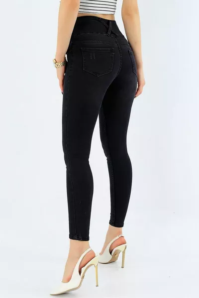 High Waist Lycra Jeans  cm