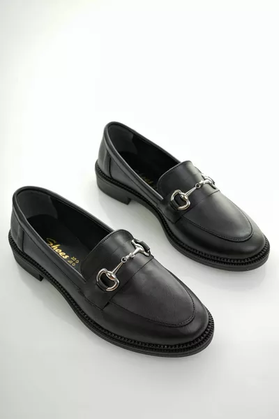 Sussie Damen Loafer Freizeitschuhe mit Metallschnalle garantiert