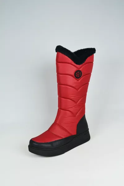 Waterproof Women's Snow Boots with Fur Inside with Zipper