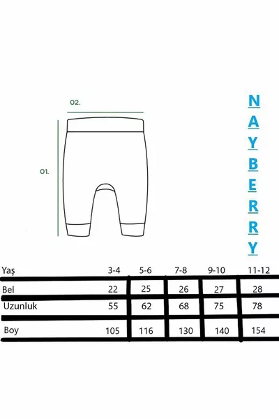 Collants pour enfants en velours côtelé droit détaillé Rigging d’hiver Lot de 3