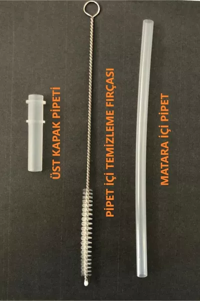 Jeu de pipettes de rechange et brosse de nettoyage de pipette 1 jeu (3 pièces) - couvercle exclu---