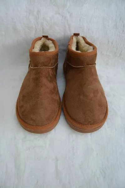 Kadın ultra mini süet bot içi kürklü bot&bootie