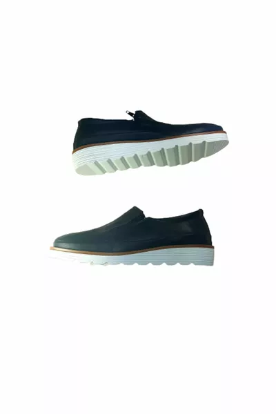 المرأة السوداء جلد طبيعي سستة الباليه الشقق