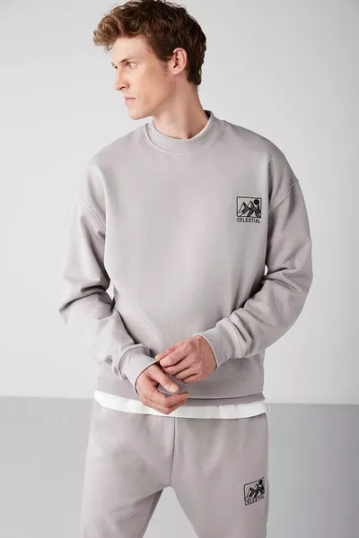 Benjı Relaxed Regular Hellgrauer 2-teiliger Trainingsanzug