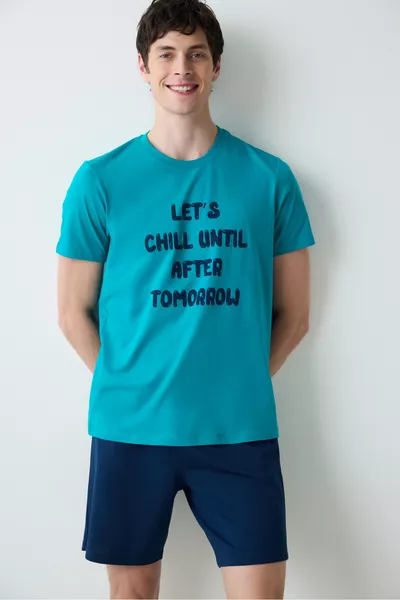 Chill Пижамa с къси панталони в много цветове