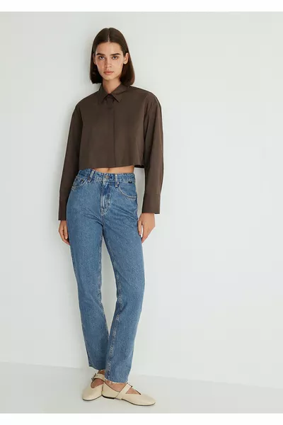 Jean New York Classic en denim indigo bleu 