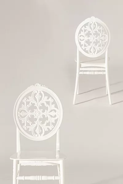 Home Venus Kitchen Chair 6 Pieces - White