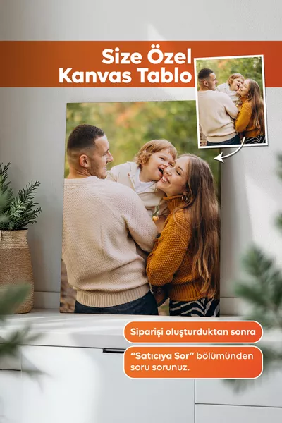Persoonlijke Premium Canvas Schilderij met Foto - cm