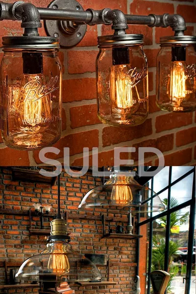 Decorative Retro Rustic Bulb  Standard Socket v Home Cafe Wall Lamp Lampshade Ceiling Bulb