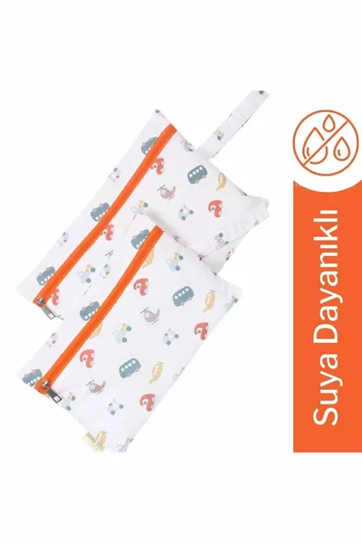 مجموعة حقيبتين نظيف & مبلل/وسخ Beepsy (سيارات)