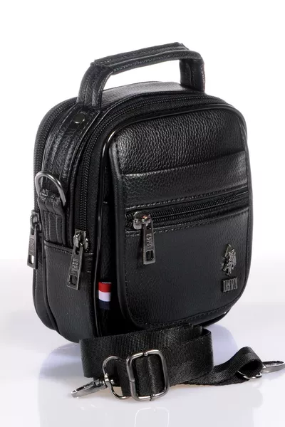 Unisex Black Handbag 