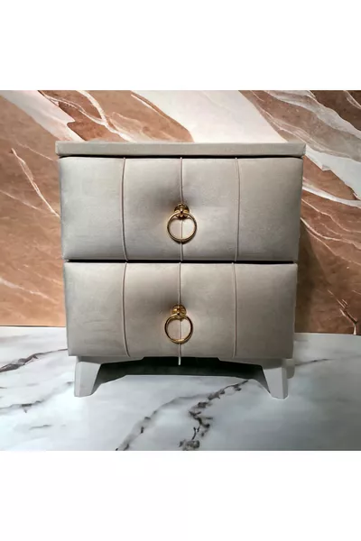 خزانة سرير مدريد بيج ذات درجين