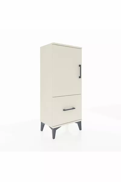 أرجيس كومودين بدرجين ورف واحد وباب واحد حجر القمر-حجر القمر