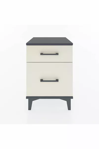 Hyperion Commode 2 Lades Antraciet-Leisteen