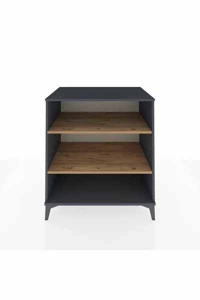 Kronos Şifonyer 2 Raflı  Antrasit-Çam