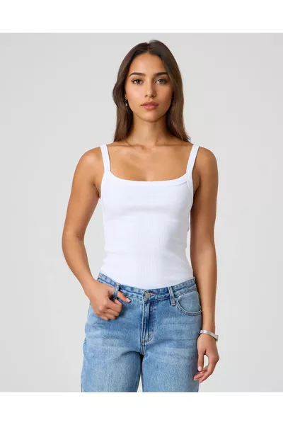 NOVELLE Тънка потник с тънки презрамки и рипс