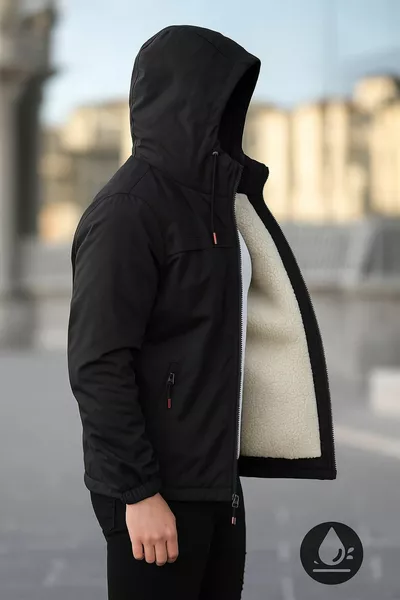 Ветровка с меховой подкладкой, водонепроницаемая