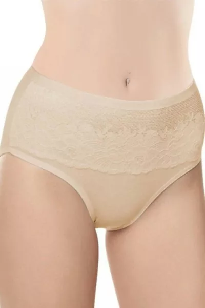 Дамски бикини в телесен цвят, пакет от 4 броя