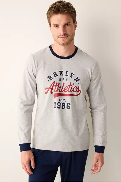 طقم بيجامة بروكلين الملون للجوجر