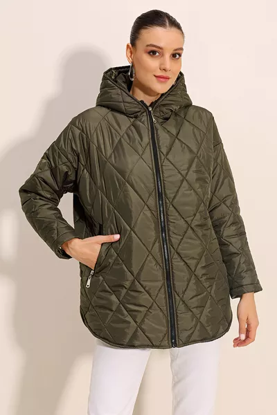 Manteau matelassé à capuche 