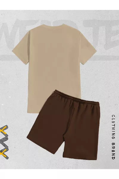 Nouvelle saison Ensemble T-shirt et short imprimé Dead and Alive 2 pièces