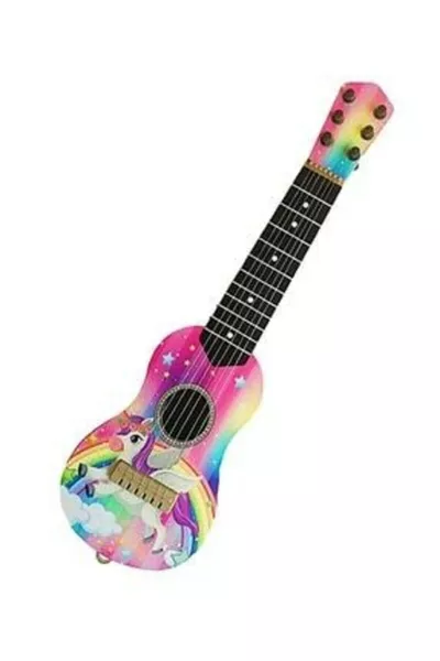 غيتار إسباني وردي اللون بستم أوتار من كارتلا