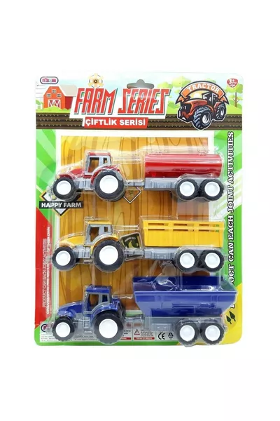 Série Ferme - Tracteur 3 pièces Metashoping