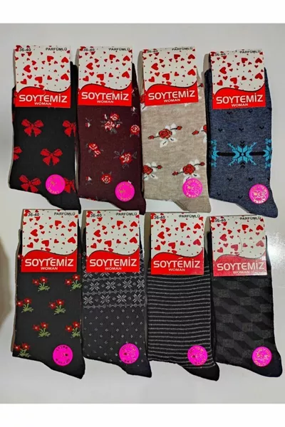8 أزواج جوارب نسائية
