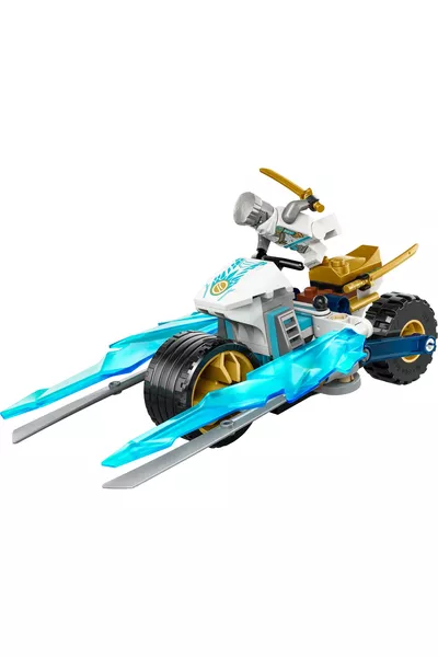 ® NINJAGO® Леден мотоциклет на Зейн – Креативен комплект за играчки за деца 7+