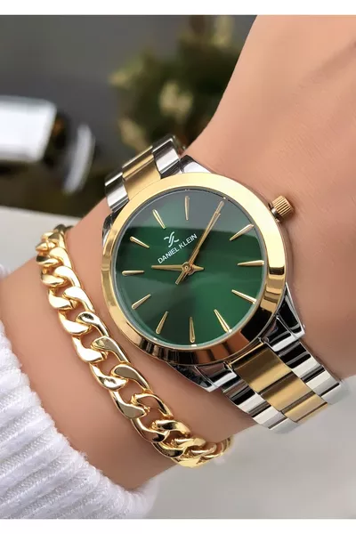 Orologio da donna originale impermeabile con cinturino color oro con regalo