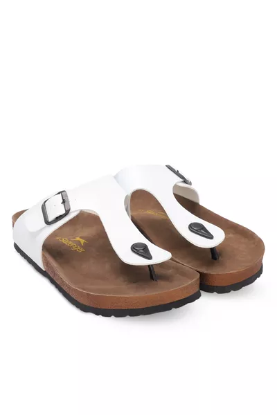 Luke Unisex Slippers White 