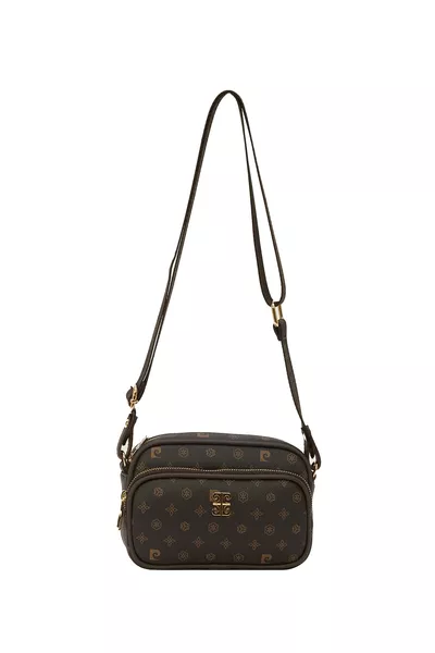 Sac à épaule pour femme Monogram Café 