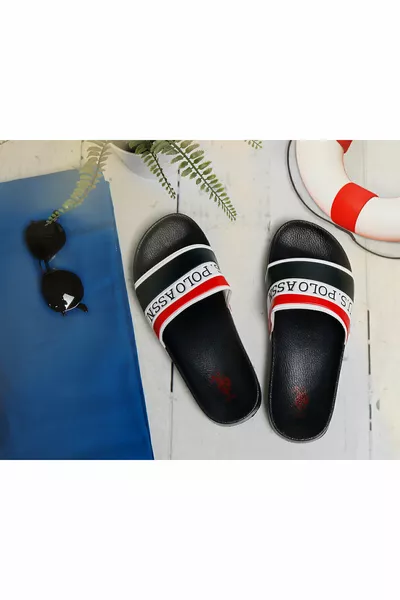 شباشب يومية unisex مسطحة للقاع لشاطئ وحوض السباحة والحديقة والبحر من U.S. Polo Assn.