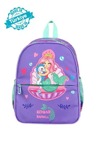 Zainetto per bambini della scuola materna con licenza e motivo sirena